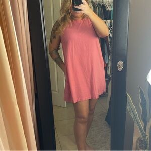 a new day Pink Sleeveless Shift Dress with Pockets